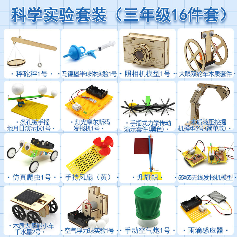 Thousand Mercury Science Experimental Kit (tercer grado) 16 tipos