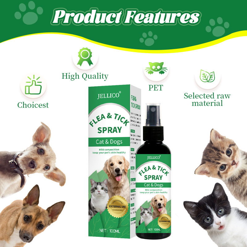 ペット用ダニ駆除スプレー、犬猫用体外用スプレー、ペットの皮膚のかゆみ止めスプレー、メーカー卸売|undefined