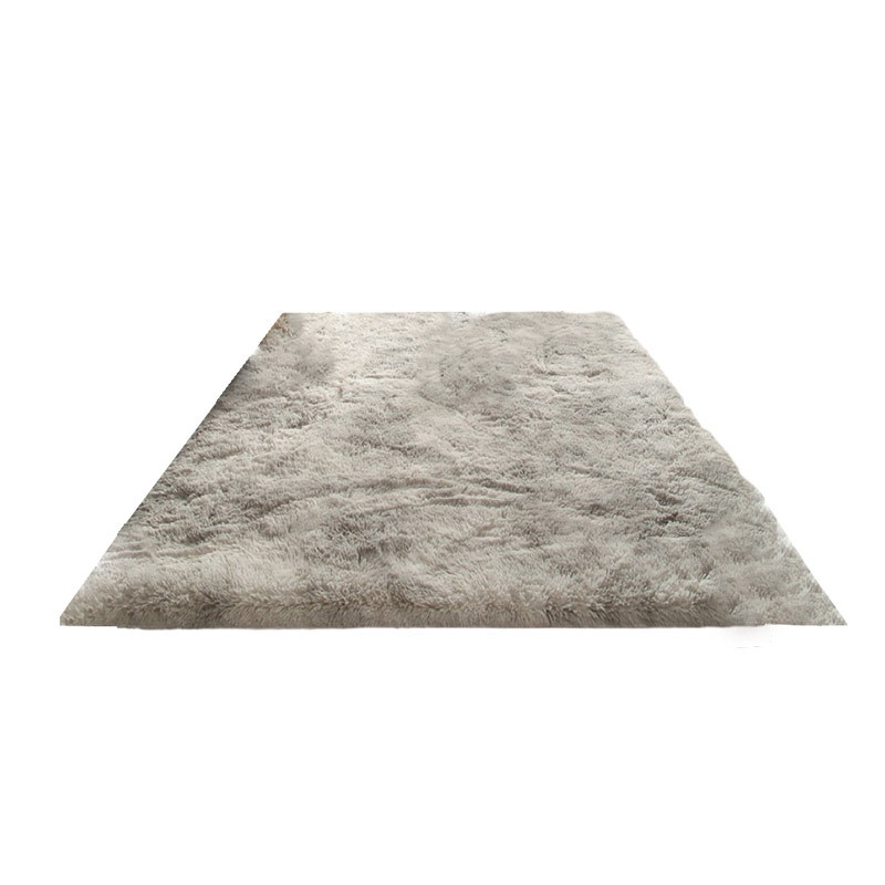 Alfombra de lana de seda con estampado de teñido anudado al por mayor Alfombra de color degradado para el hogar