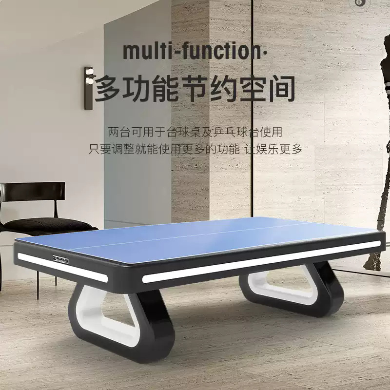 Mesa de billar, tipo estándar, hogar para adultos, villa moderna, lujo ligero, mesa multifuncional, mesa de madera maciza, sala de entretenimiento privada