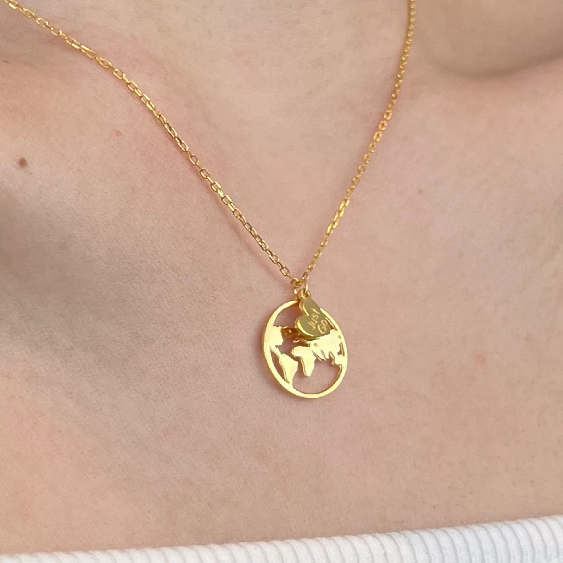 Sophisticated universal necklace, design pendant, chain for key bag , silver 925 sample
