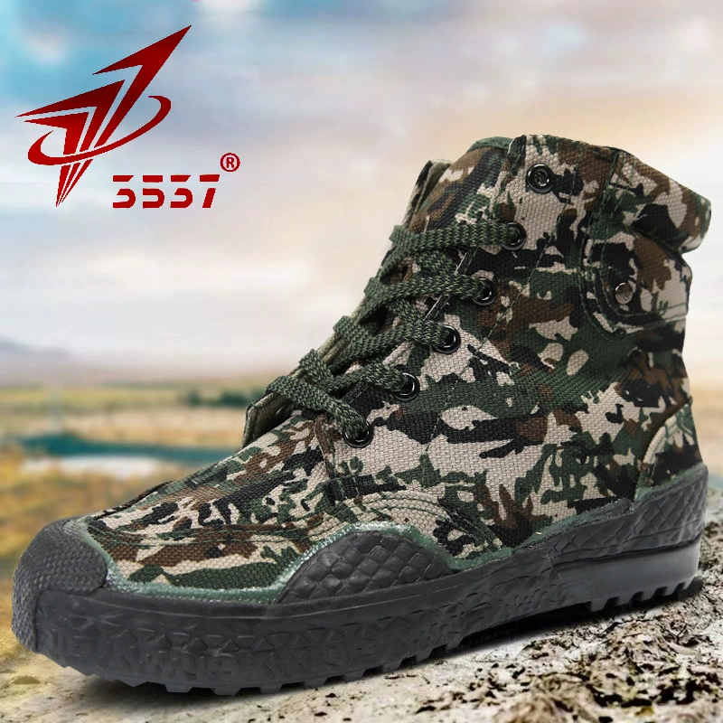 3537, оригинальные туфли Jiefang, мужские высокие тренировочные туфли, износостойкие резиновые туфли для строительной площадки, женские парусиновые туфли для походов и альпинизма на открытом воздухе