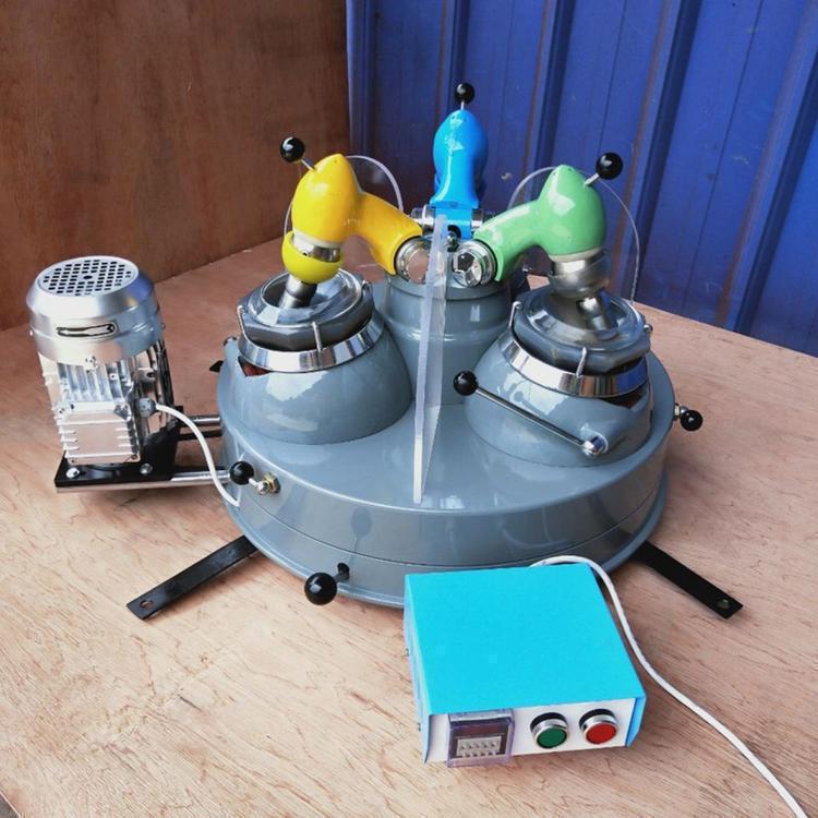 6 molino de tres cabezas molino de laboratorio molino de tres cabezas molino de disco