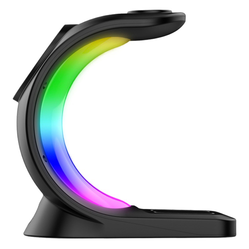 Cargador inalámbrico transfronterizo tres en uno para soporte vertical de escritorio de carga rápida inalámbrica magnetic magsafe de Apple