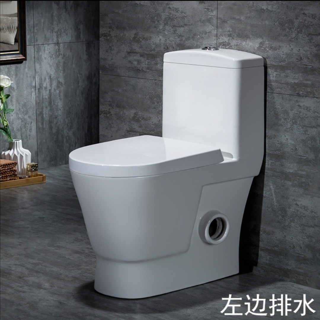 inodoro de fila de pared doméstica fila izquierda y derecha fila horizontal inodoro de asiento de empuje directo fila trasera drenaje directo gran impulso inodoro tipo fila lateral