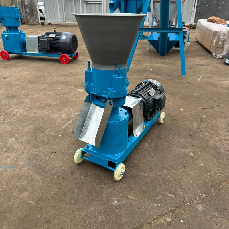Household Small Feed Pellet Machine 210 Type Pressure Wheel Corn Pellet Machine Alfalfa Wheat Flour Pellet Machine