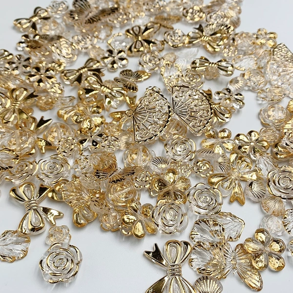 Transparent golden mixed style