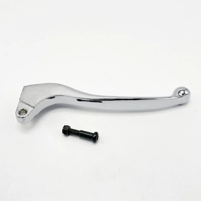 Other Electric Vehicle Accessories: Taiping Horn Drum Brake Lever - electric-motorcycle-silver-on-the-right-drum-brake-handle-with-fixing-screws