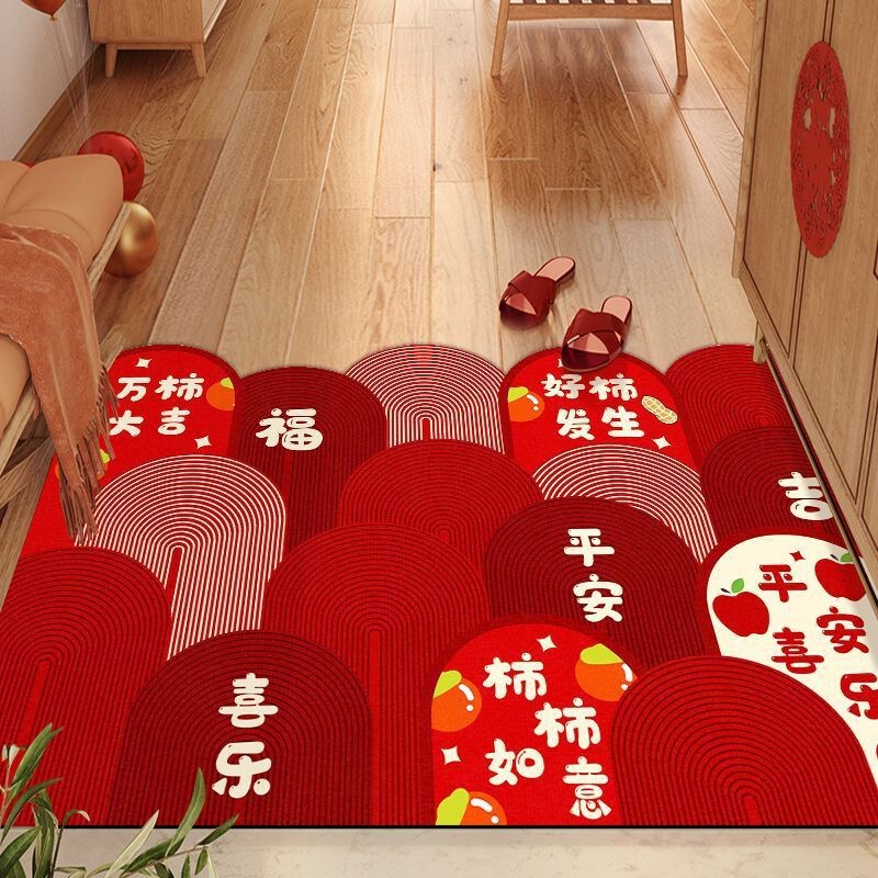 Entrance Door Floor Mat Diatom Mud Red Non-Slip Door Mat New Home Entrance Door Mat Stain-Resistant Cutting Entrance Door Floor Mat Diatom Mud Red Non-Slip Door Mat New Home Entrance Door Mat Stain-Resistant Cutting