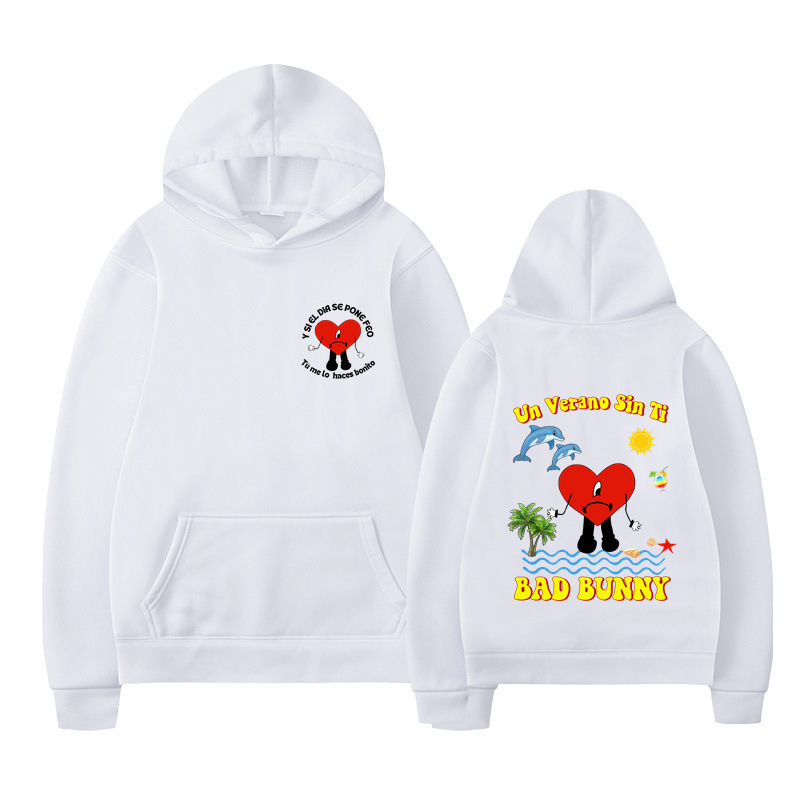 2022 New un verano sin ti bad bunny new album hoodie hoodie men's and women's hoodie 2022 New un verano sin ti bad bunny new album hoodie hoodie men's and women's hoodie
