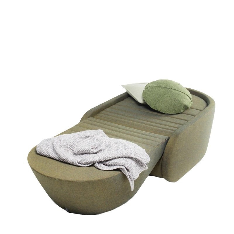 Folding Sofa Bed for Small Living Rooms, Nordic Style Single-Person Study Room, Trendy Folding Bed, Dual-Purpose Sitting and Lying Furniture 4