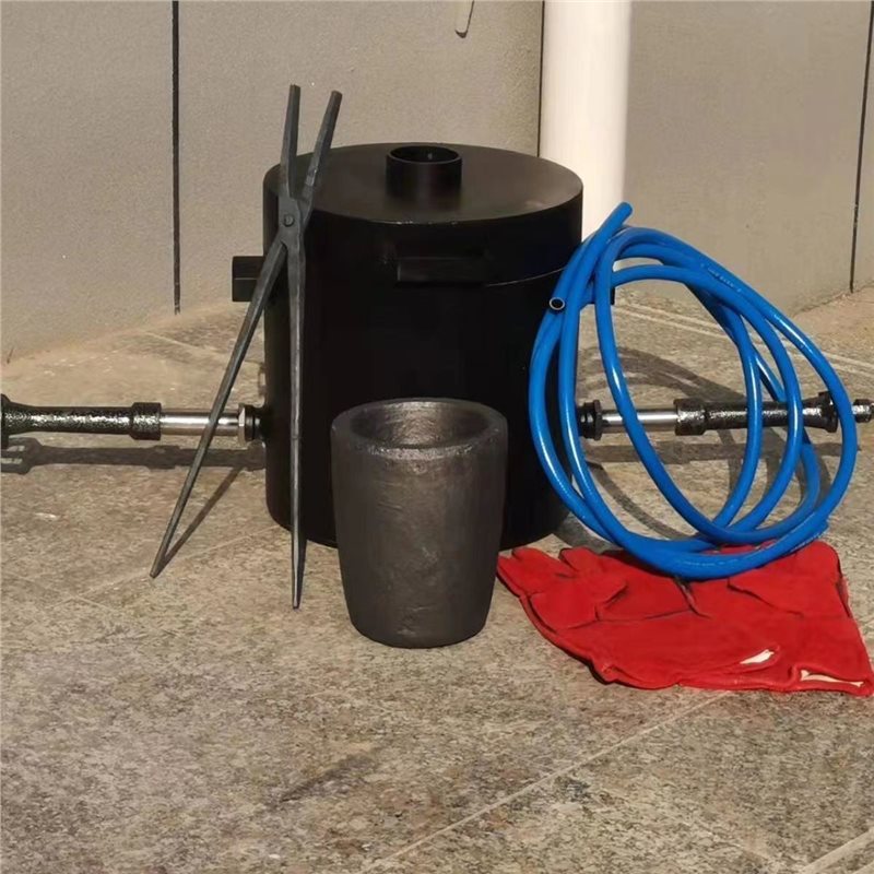 小型金属熔炉1400度化铜金银铝铸造首饰打金专用2kg4kg熔金炉设备