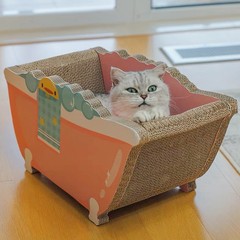 貓抓板貓窩一體磨爪瓦楞紙不掉屑貓爪板大號玩具浴缸用品