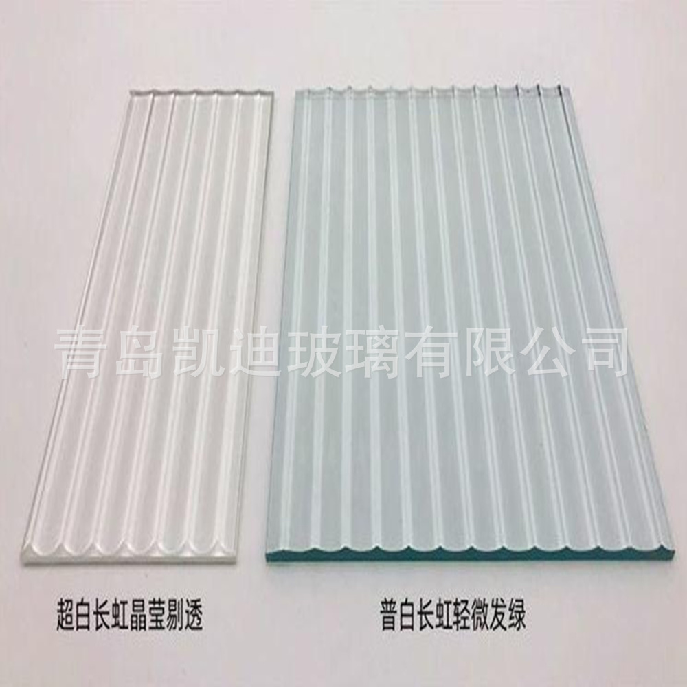 大尺寸压花长虹玻璃 钢化花纹玻璃用于隔断、办公室门等