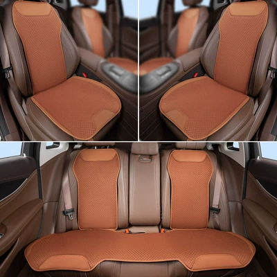 Four Seasons Pad: Hot-Selling Car Seat Cushion, Universal for - love-horse-orange-full-car-7-piece-set-breathable-ice-silk-clean-labelno-logo