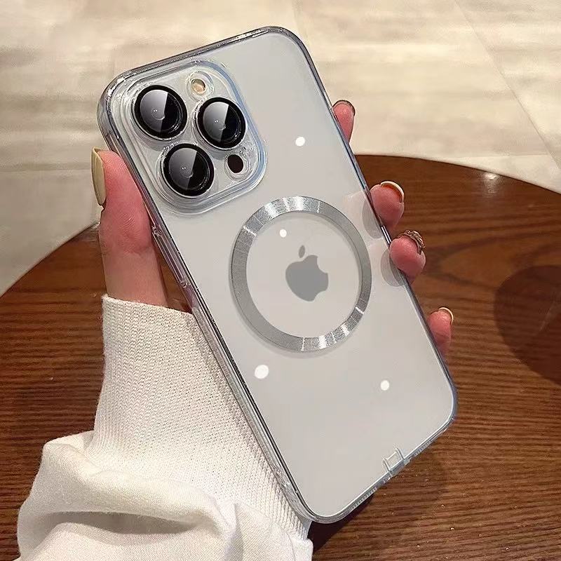 Tapón antipolvo de carcasa blanda totalmente transparente magnético-película de lente owl