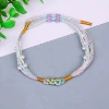 Blue - peach blossom pearl longevity thread