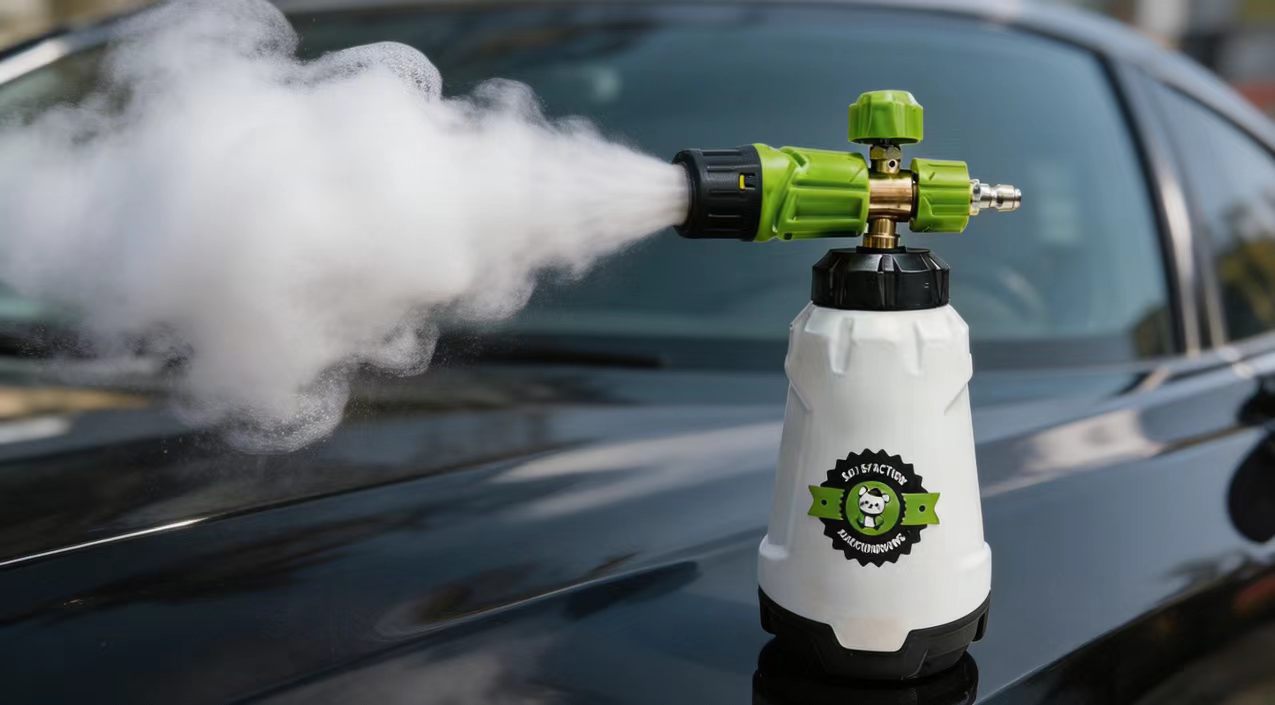Car Wash Tools, High-Pressure Premium Pa Foam Pot, Adjustable Foaming, Pure Copper Connector, Dedicated for Water Guns, Car Wash Expert
