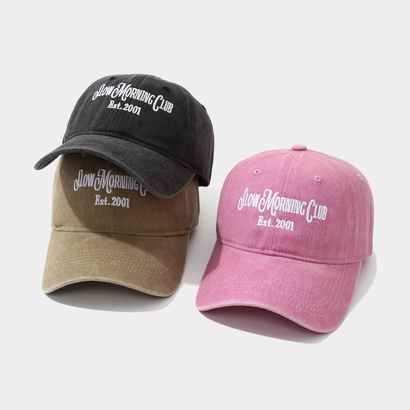 Amazon nuevo algodón blando sombrero de béisbol letras bordadas para mostrar la cara pareja europea y americana casuales versátiles sombrero de boca de pato