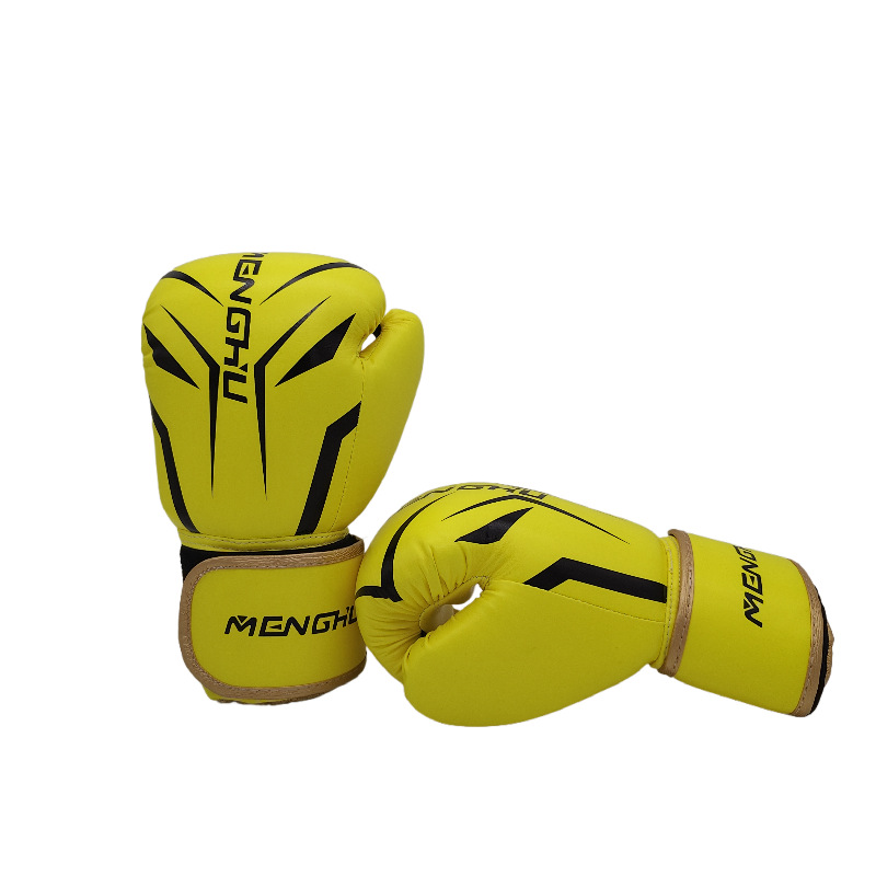 Guantes de boxeo para niños marca Tiger, guantes de entrenamiento de PU duraderos para Muay Thai, guantes de combate para adultos con almohadilla interior moldeada de una sola pieza