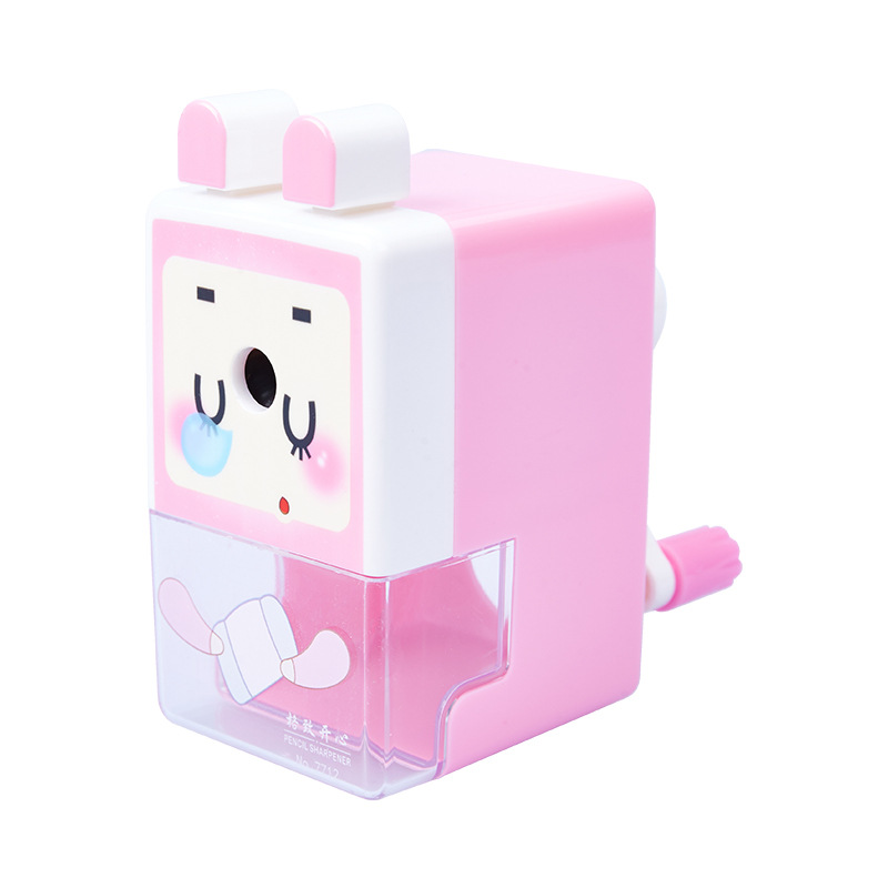 YP-5302 fruta niña Sacapuntas de lápiz de mano de los niños pluma automática alimentación sacapuntas Sacapuntas de lápiz de forma Linda