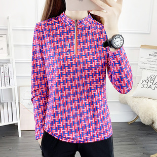 22C88 new outdoor sports quick-drying clothes long-sleeved T-shirt women's outdoor mountaineering clothes yoga clothes long-sleeved quick-drying clothes