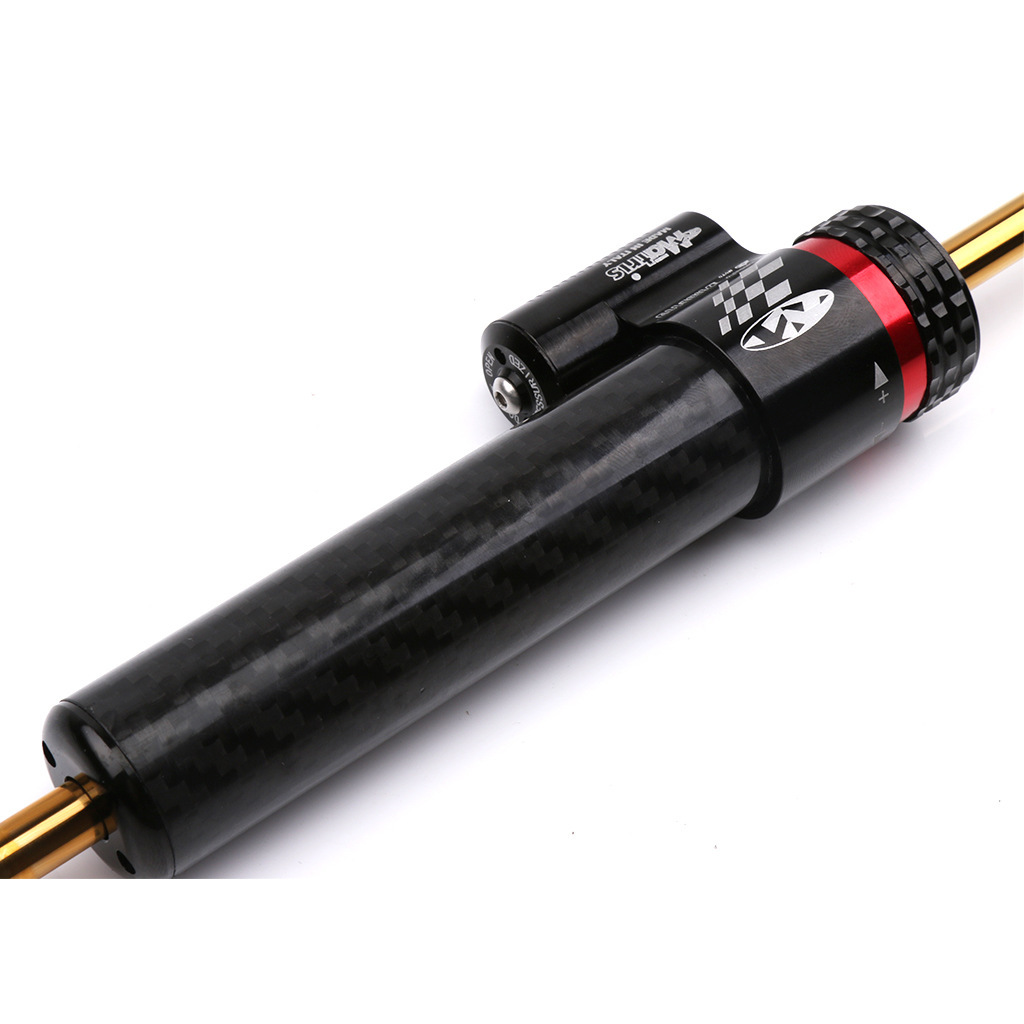 Amortiguador de fibra de carbono ajustable para Kawasaki Honda Suzuki de gran cilindrada motocicleta de carreras callejeras