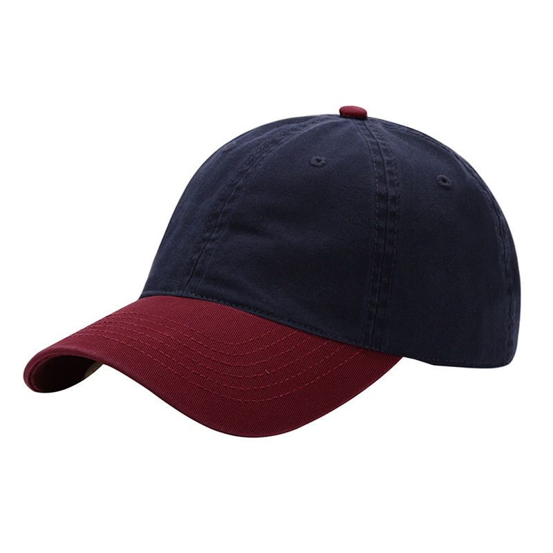 XD algodón azul marino y rojo vino (tela) techo suave