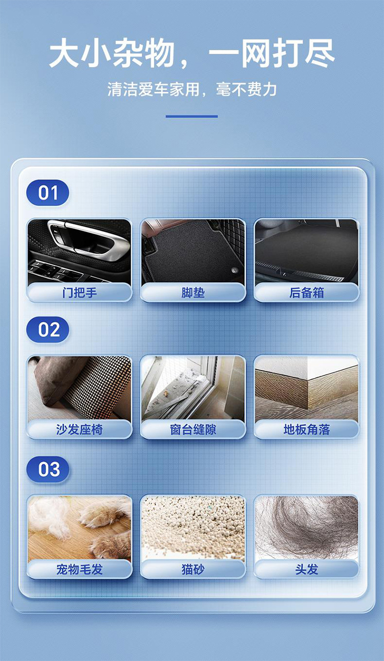 New model of home and car vacuum cleaner, wireless, high suction power, super powerful, small handheld vacuum blower for car use