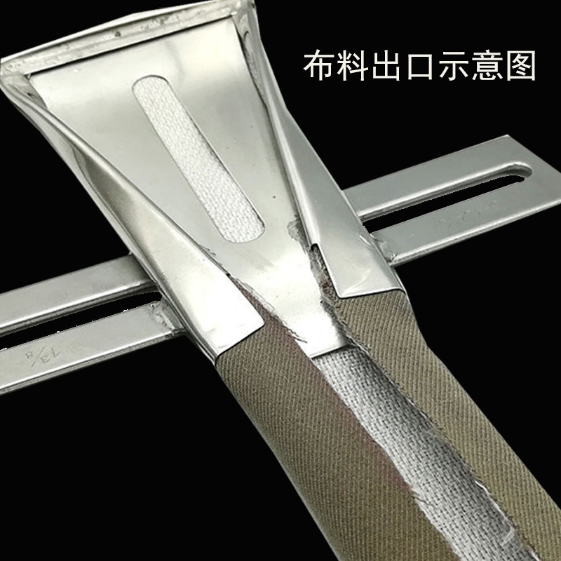 DAYU Daewoo 410 Dispositivo de cinta de tracción Tubo de oreja de coche de doble aguja Tubo de cinta caliente de borde de tira de tela