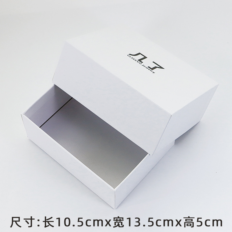 Caja de embalaje de joyas Caja de cajón de alta calidad Anillo aretes Bracelet pulseras collares joyas Caja de regalo