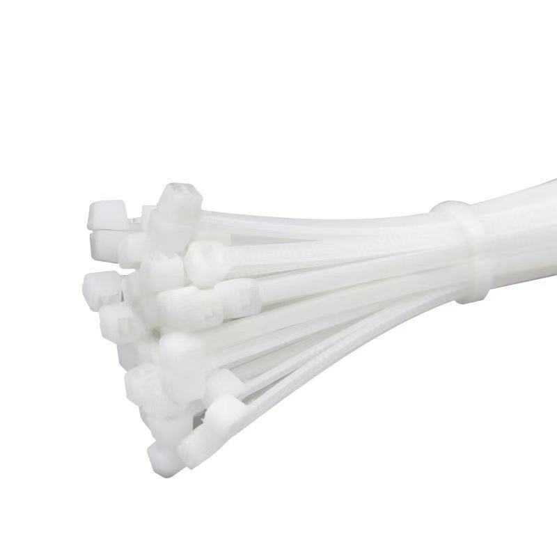 FUENTE fabricante de nylon cable tie materia prima nylon cable tie tiene buena dureza y especificaciones completas