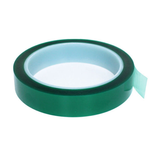 Pet green high temperature tape high temperature masking non-residual glue spray paint protection frame protection tape wholesale