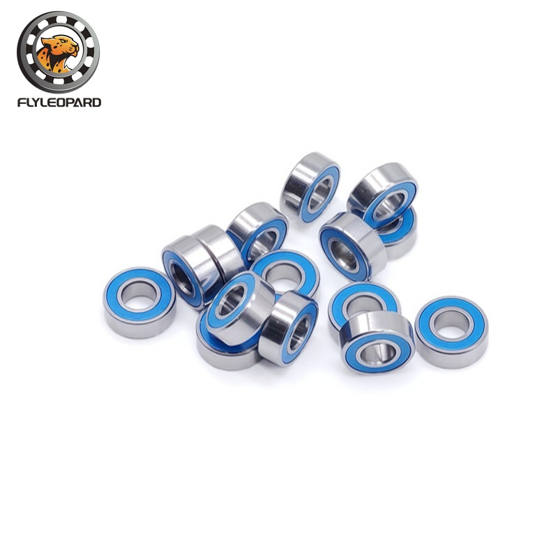 MR115RS轴承钢壁薄深沟球轴承5*11*4mm高速电机轴承蓝色胶盖