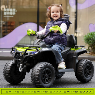 Samat's new children's remote control electric car car children can sit people rechargeable beach car