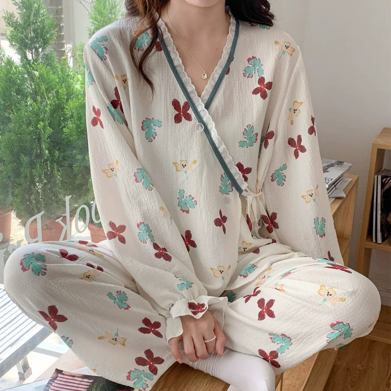 Autumn pijama, summer long-sleeve, thin set