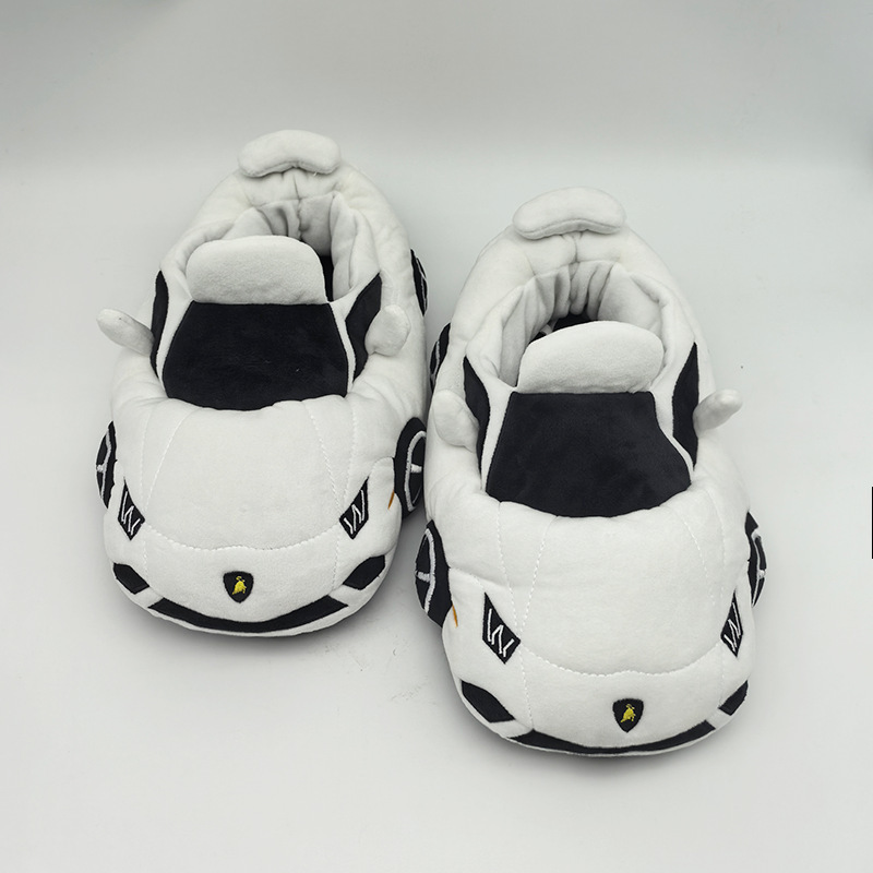 现货跨境爆品racing slippers 兰博基尼防滑保暖家居棉鞋冬季包头|undefined