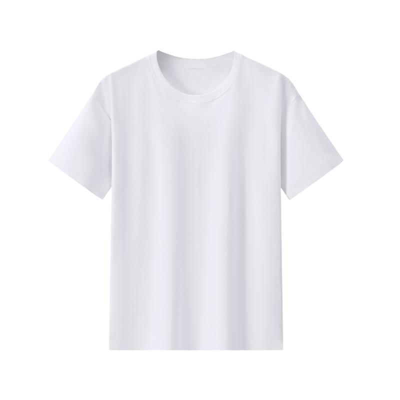 Comercio exterior europeo y americano camiseta de algodón de hielo logotipo impreso personalizado camiseta publicitaria cuello redondo personalizado manga corta personalizada cultura