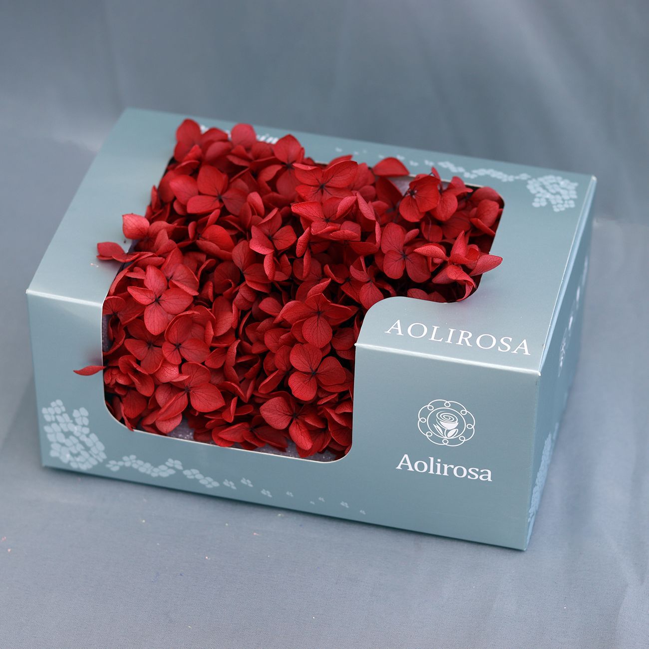 Hortensia Preservada A+ Anna, Flor Seca de Hortensia de Hoja Pequeña, 20g en Caja, Fabricante de Hortensias, Material Floral al por Mayor para el Día de San Valentín