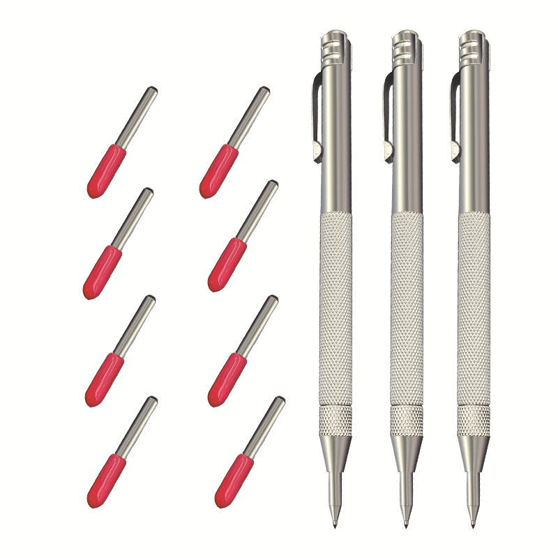 Rereplaceable needle strong magnetic Diamond scribing pen tungsten steel scribing needle ceramic glass knife scribing marker pen alloy scribing pen