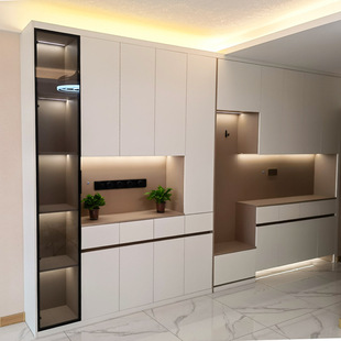 Factory Direct Sales Guangzhou Foshan Whole House Bedroom Wardrobe Entry Entrance Living Room Wine Cabinet Cabinet Enf Kidsren's Room