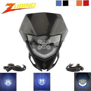 Headlight modified LED light source driving light WR YZ 250 450 off-road motorcycle headlight light