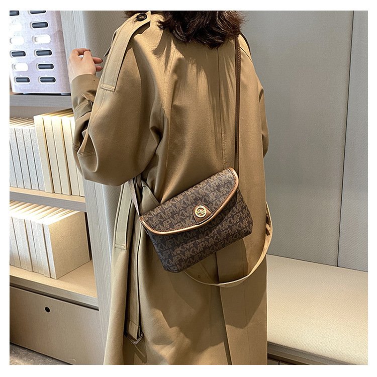 Borse piccole da donna 2023 nuova moda trendy borsa a tracolla stampata retrò borsa da petto versatile borsa quadrata a tracolla singola temperamento_voghion.com