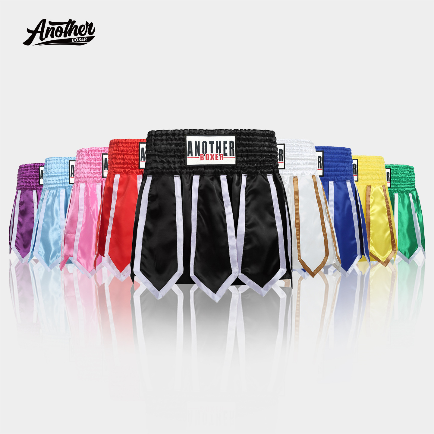 New boxing shorts with flowing straps, Muay Thai shorts, kickboxing shorts, Sanda shorts, competition and training shorts, mixed martial arts shorts