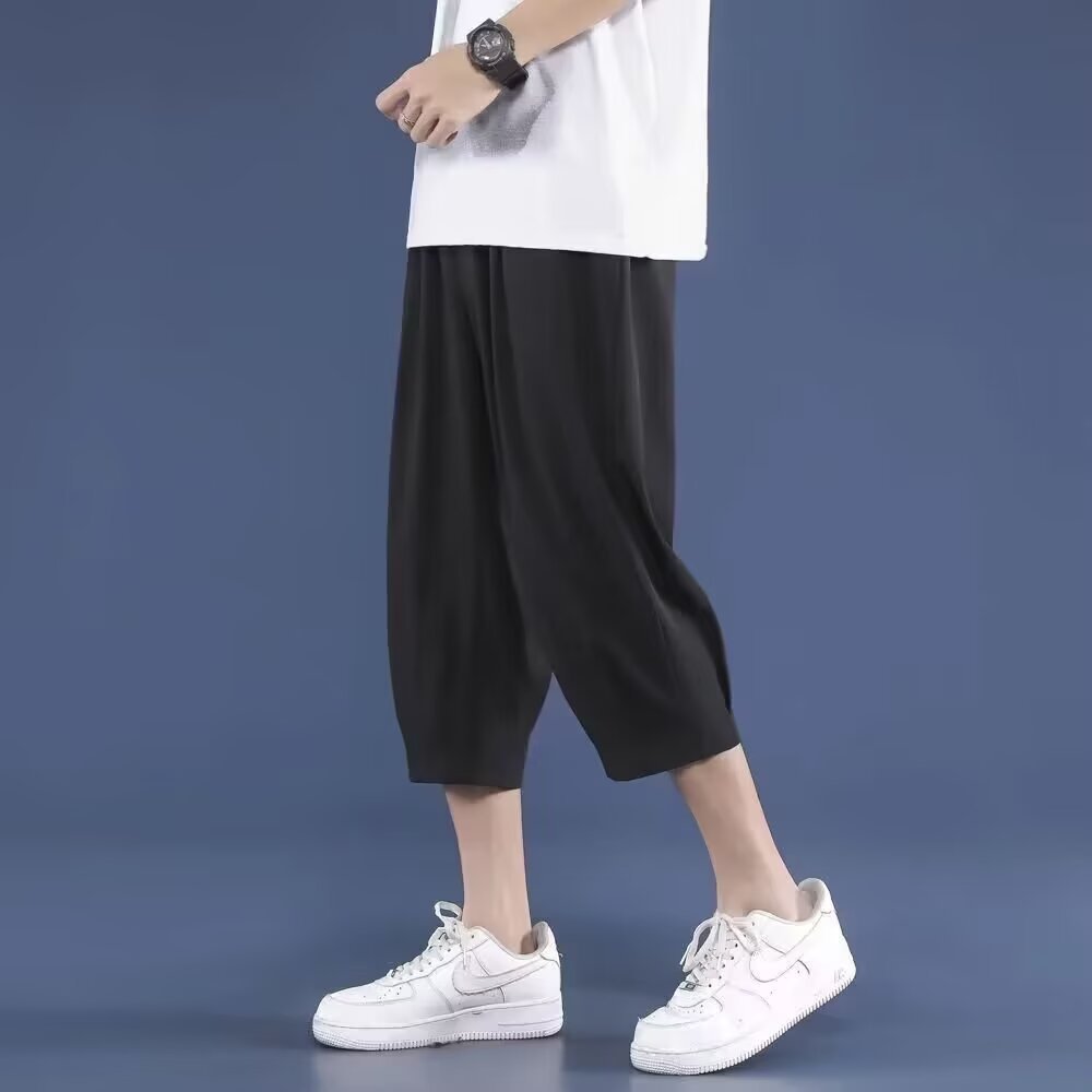 Su d28 cropped pants black