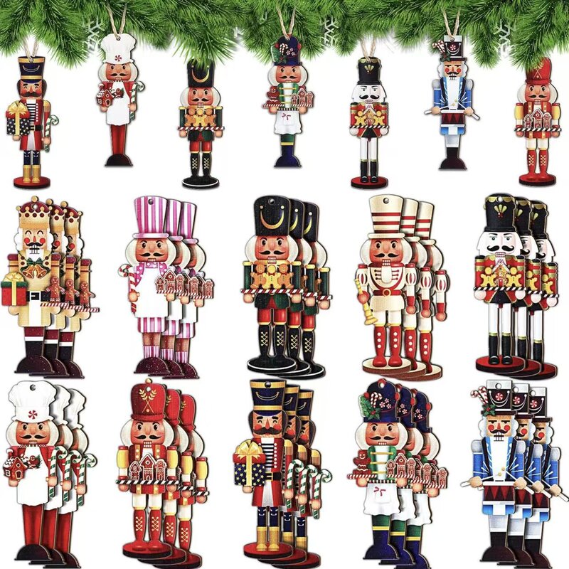 クロスボーダー新しいクリスマスツリーディッカイアント装飾品ディカイアントクリスマス木製吊り下げ装飾品クリスマスパーティーの装飾|undefined