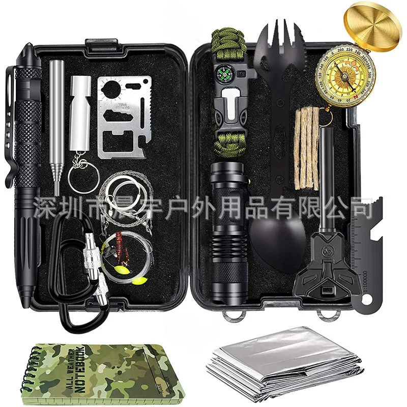 Travel equipment for camping, treasure chest, universal tools set, Amazon