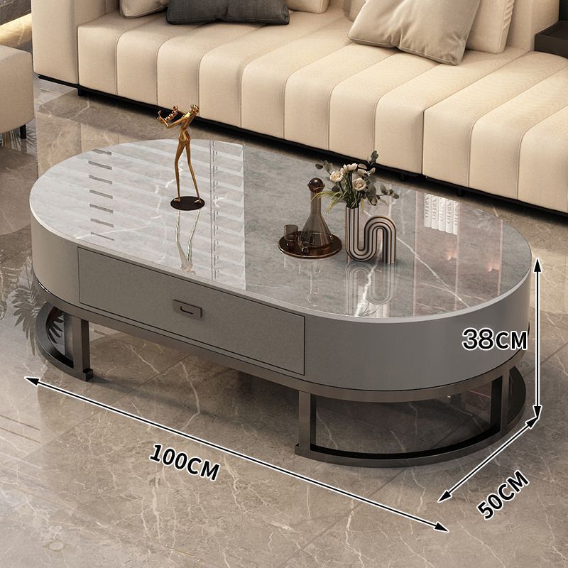 화산재 조리대 + 블랙 프레임 그레이 소프트백