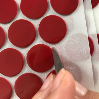 供应耐高温透明亚克力双面胶贴 圆形模切亚克力胶背胶模切