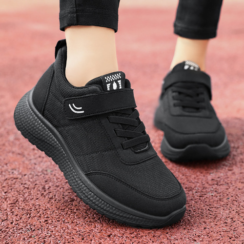 Women's Running Shoes 2026 Spring New Soft Sole Non-Binding Single Shoes Wholesale Korean Style Casual Couple Running Shoes